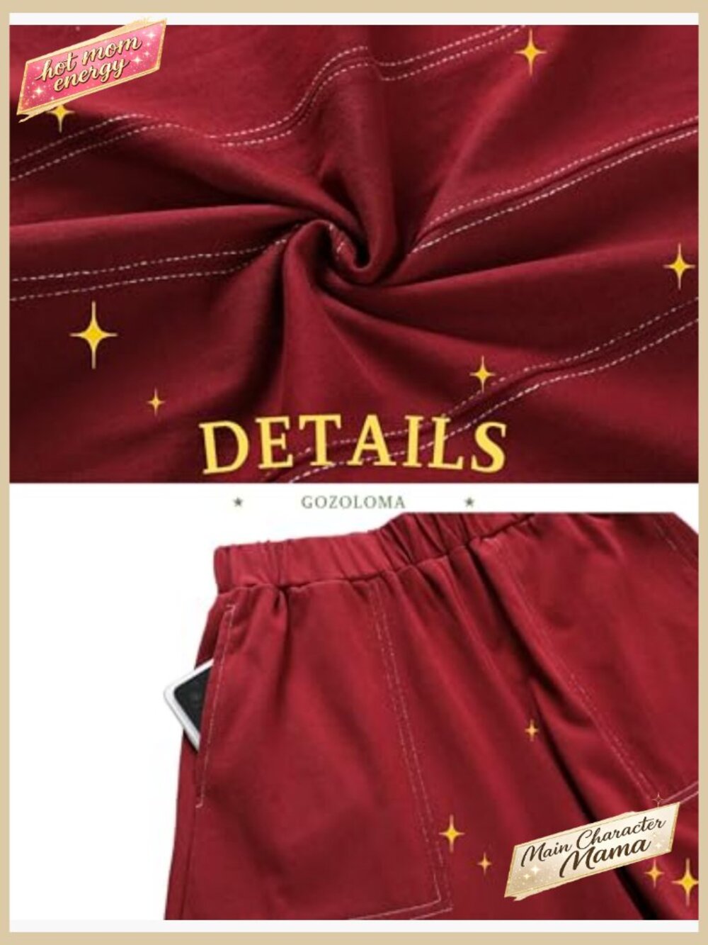 Sleeveless Matching Set A Line Tank Top High Waist Shorts with Pockets - Picture 5 of 7